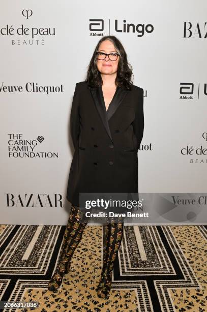 Katie Vanneck-Smith, CEO of Hearst UK, attends the Harper's Bazaar International Women's Day celebration, in partnership with Lingo by Abbott, Veuve...