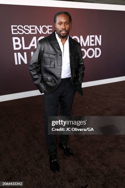 Shameik Moore attends the ESSENCE Black Women in Hollywood Awards at Academy Museum of Motion Pictures on March 07, 2024 in Los Angeles, California.