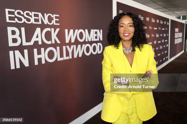 Kathryn Busby attends the 2024 ESSENCE Black Women In Hollywood Awards Ceremony at Academy Museum of Motion Pictures on March 07, 2024 in Los...