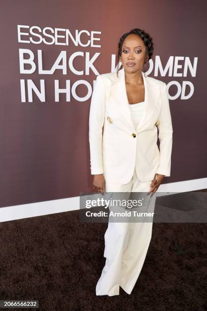 Erika Alexander attends the 2024 ESSENCE Black Women In Hollywood Awards Ceremony at Academy Museum of Motion Pictures on March 07, 2024 in Los...