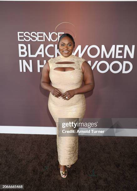 Danielle Brooks attends the 2024 ESSENCE Black Women In Hollywood Awards Ceremony at Academy Museum of Motion Pictures on March 07, 2024 in Los...