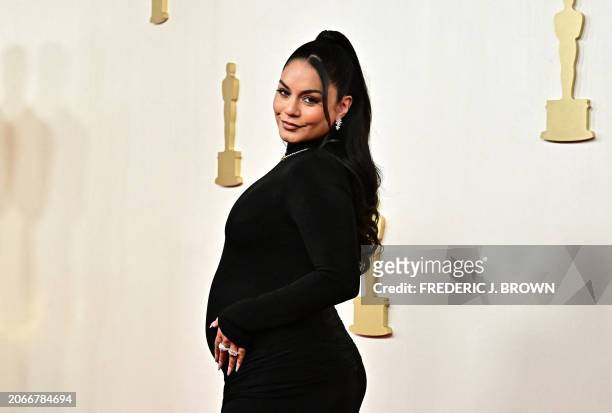 Actress Vanessa Hudgens attends the 96th Annual Academy Awards at the Dolby Theatre in Hollywood, California on March 10, 2024.