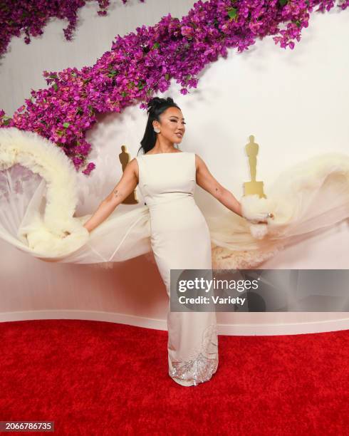 Ashley Yi at the 96th Annual Oscars held at Ovation Hollywood on March 10, 2024 in Los Angeles, California.