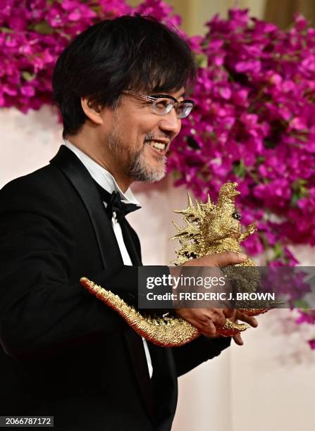 Japanese film director Takashi Yamazaki attends the 96th Annual Academy Awards at the Dolby Theatre in Hollywood, California on March 10, 2024.