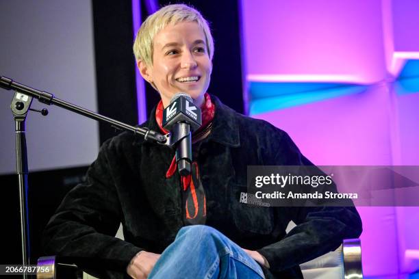 Megan Rapinoe at 'Point Forward' Live with Andre Iguodala and Evan Turner Featuring Megan Rapinoe as part of SXSW 2024 Conference and Festivals held...