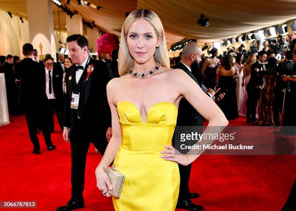 Brittany Snow at the 96th Annual Oscars held at at the Ovation Hollywood on March 10, 2024 in Los Angeles, California.