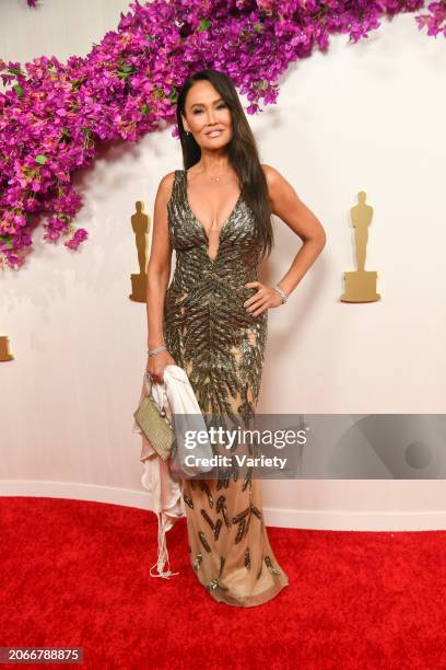 Tia Carrere at the 96th Annual Oscars held at Ovation Hollywood on March 10, 2024 in Los Angeles, California.