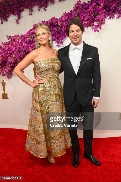 Tamsin Egerton and Josh Hartnett at the 96th Annual Oscars held at Ovation Hollywood on March 10, 2024 in Los Angeles, California.