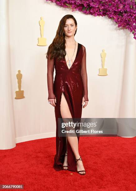 Grace Gummer at the 96th Annual Oscars held at at the Ovation Hollywood on March 10, 2024 in Los Angeles, California.