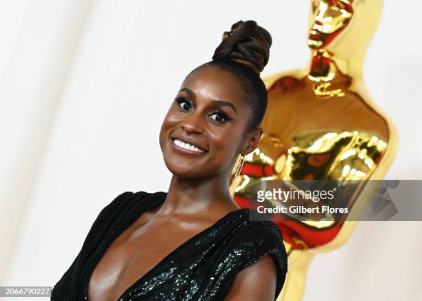 Issa Rae at the 96th Annual Oscars held at at the Ovation Hollywood on March 10, 2024 in Los Angeles, California.