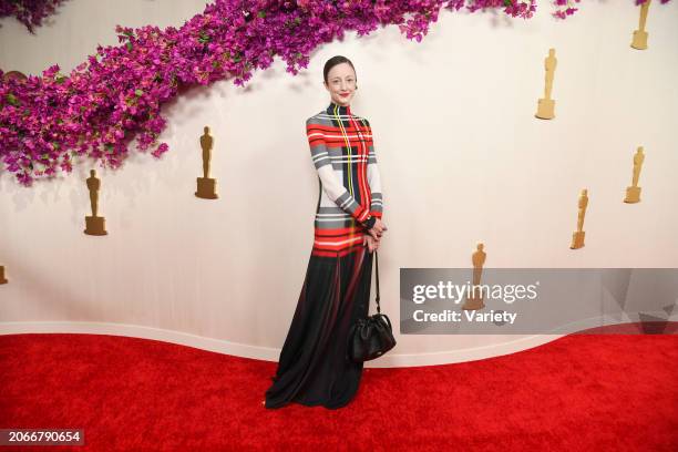 Andrea Riseborough at the 96th Annual Oscars held at Ovation Hollywood on March 10, 2024 in Los Angeles, California.