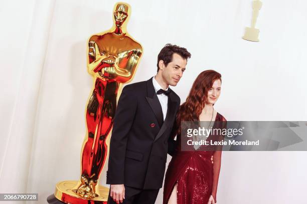 Mark Ronson and Louisa Jacobson Gummer at the 96th Annual Oscars held at Ovation Hollywood on March 10, 2024 in Los Angeles, California.
