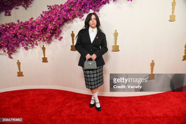 Billie Eilish at the 96th Annual Oscars held at Ovation Hollywood on March 10, 2024 in Los Angeles, California.