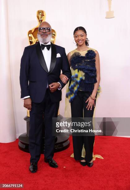 Hollywood, CA David Alan Grier and Luisa Danbi Grier-Kim arriving on the red carpet at the 96th Annual Academy Awards in Dolby Theatre at Hollywood &...