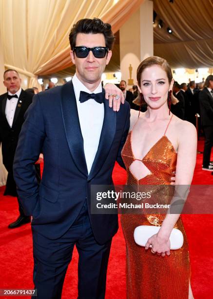 Guy Nattiv and Jaime Ray Newman at the 96th Annual Oscars held at at the Ovation Hollywood on March 10, 2024 in Los Angeles, California.