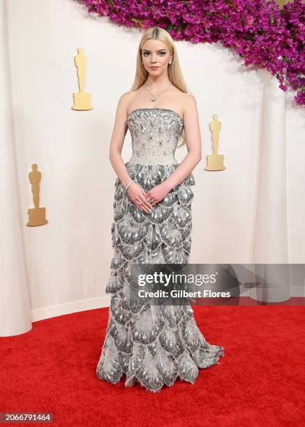 Anya Taylor-Joy at the 96th Annual Oscars held at at the Ovation Hollywood on March 10, 2024 in Los Angeles, California.