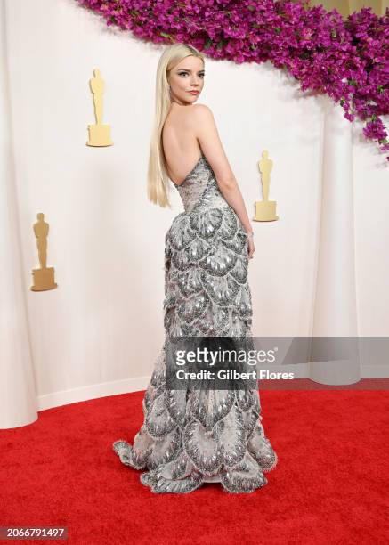 Anya Taylor-Joy at the 96th Annual Oscars held at at the Ovation Hollywood on March 10, 2024 in Los Angeles, California.