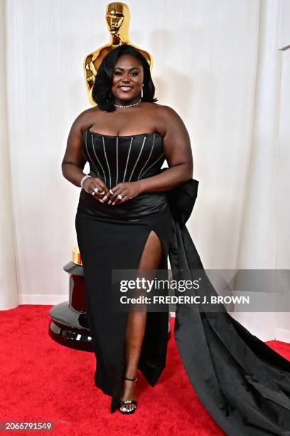 Actress Danielle Brooks attends the 96th Annual Academy Awards at the Dolby Theatre in Hollywood, California on March 10, 2024.