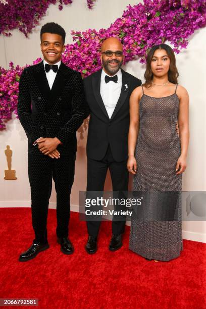 Elijah Wright and Jeffrey Wright at the 96th Annual Oscars held at Ovation Hollywood on March 10, 2024 in Los Angeles, California.