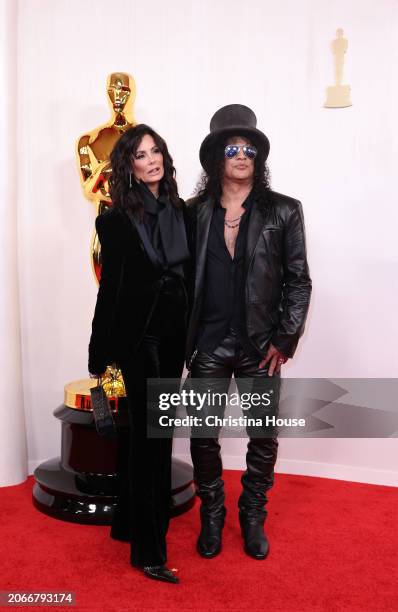 Hollywood, CA Meegan Hodges and Slash arriving on the red carpet at the 96th Annual Academy Awards in Dolby Theatre at Hollywood & Highland Center in...