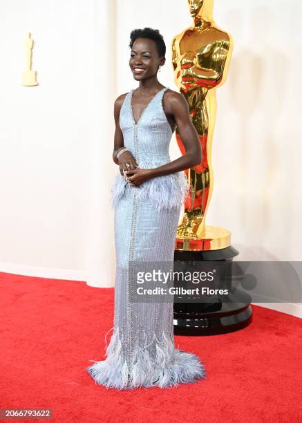 Lupita Nyong'o at the 96th Annual Oscars held at at the Ovation Hollywood on March 10, 2024 in Los Angeles, California.