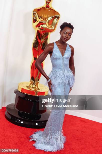 Lupita Nyong'o at the 96th Annual Oscars held at Ovation Hollywood on March 10, 2024 in Los Angeles, California.