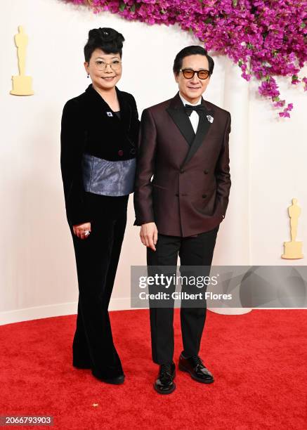 Echo Quan and Ke Huy Quan at the 96th Annual Oscars held at at the Dolby Theatre on March 10, 2024 in Los Angeles, California.