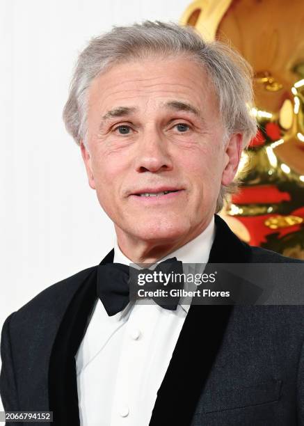 Christoph Waltz at the 96th Annual Oscars held at at the Ovation Hollywood on March 10, 2024 in Los Angeles, California.