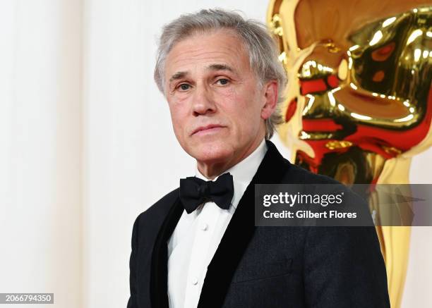 Christoph Waltz at the 96th Annual Oscars held at at the Ovation Hollywood on March 10, 2024 in Los Angeles, California.