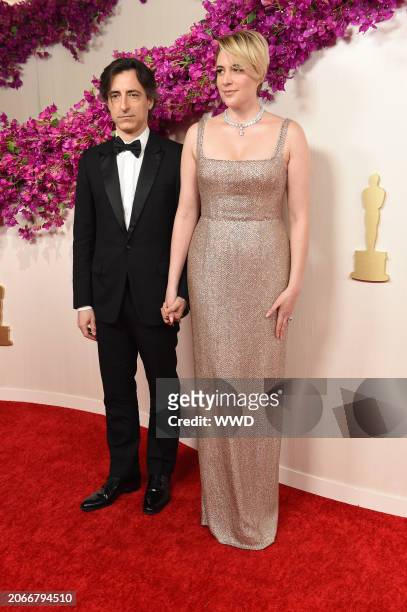 Noah Baumbach and Greta Gerwig at the 96th Annual Oscars held at Ovation Hollywood on March 10, 2024 in Los Angeles, California.