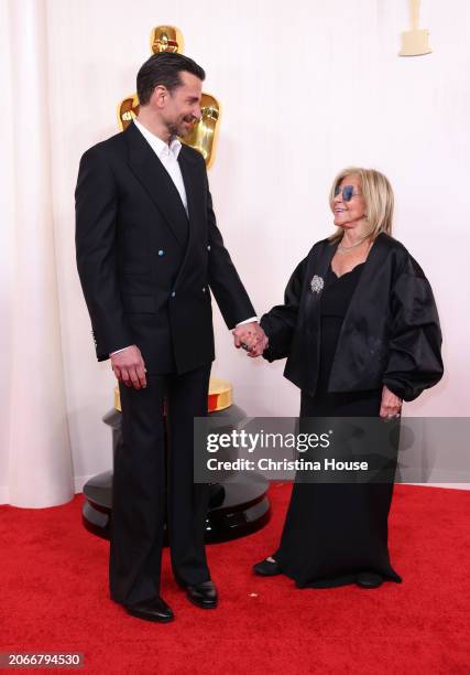 Hollywood, CA Bradley Cooper and Gloria Campano arriving on the red carpet at the 96th Annual Academy Awards in Dolby Theatre at Hollywood & Highland...