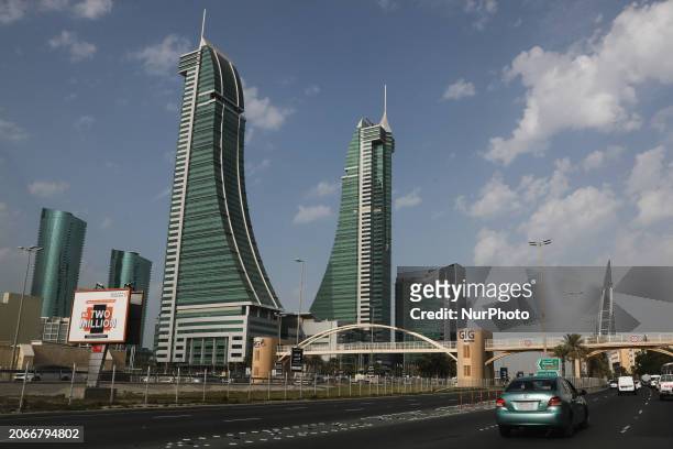 View of the Bahrain Financial Harbour in Manama, Bahrain on March 4, 2024.