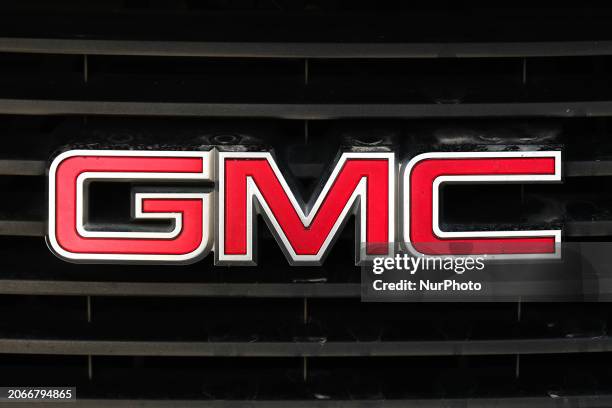 Logo is seen on a car in Manama, Bahrain on March 4, 2024.