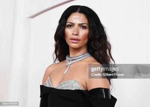 Camila Alves McConaughey at the 96th Annual Oscars held at at the Ovation Hollywood on March 10, 2024 in Los Angeles, California.