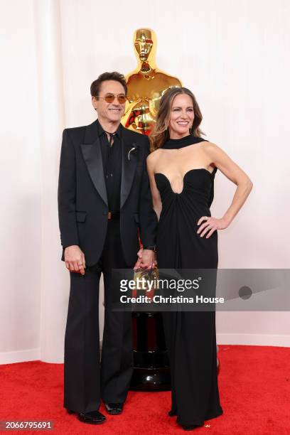 Hollywood, CA Robert Downey, Jr. And Susan Downey arriving on the red carpet at the 96th Annual Academy Awards in Dolby Theatre at Hollywood &...