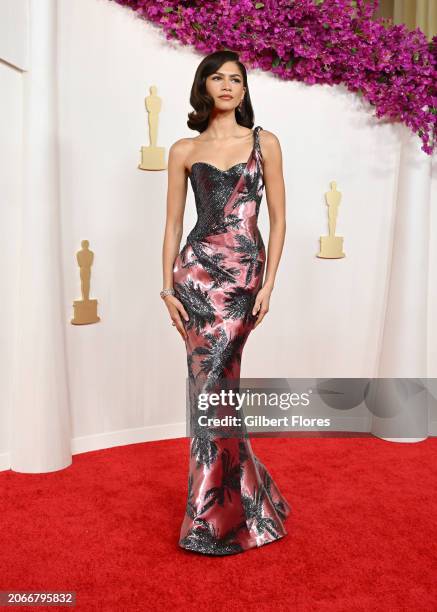 Zendaya at the 96th Annual Oscars held at at the Ovation Hollywood on March 10, 2024 in Los Angeles, California.