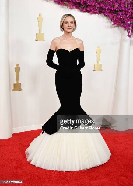 Carey Mulligan at the 96th Annual Oscars held at at the Ovation Hollywood on March 10, 2024 in Los Angeles, California.