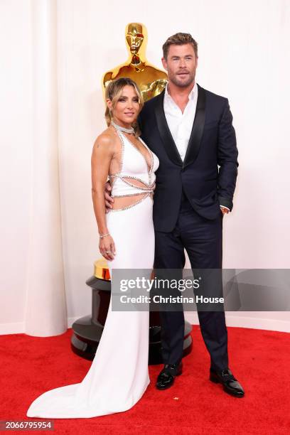 Hollywood, CA Elsa Pataky and Chris Hemsworth arriving on the red carpet at the 96th Annual Academy Awards in Dolby Theatre at Hollywood & Highland...
