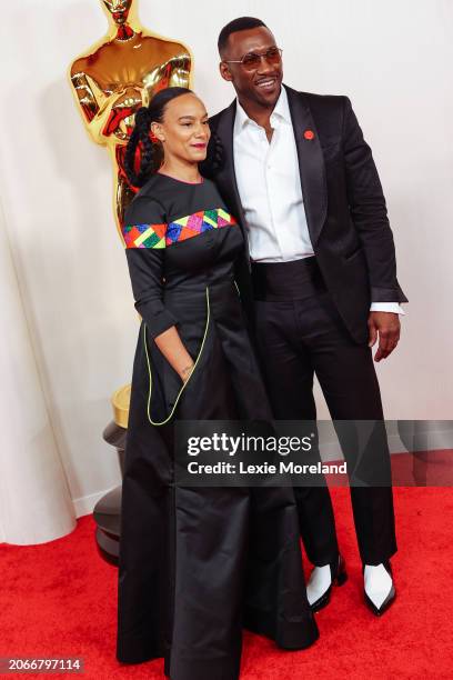 Amatus Sami-Karim and Mahershala Ali at the 96th Annual Oscars held at Ovation Hollywood on March 10, 2024 in Los Angeles, California.