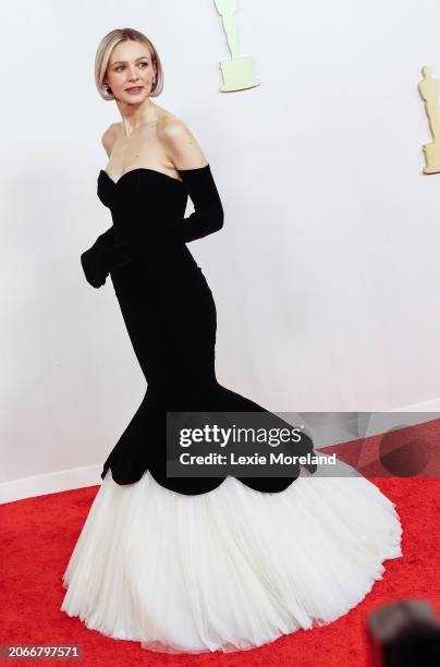 Carey Mulligan at the 96th Annual Oscars held at Ovation Hollywood on March 10, 2024 in Los Angeles, California.