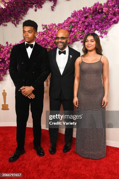 Elijah Wright and Jeffrey Wright at the 96th Annual Oscars held at Ovation Hollywood on March 10, 2024 in Los Angeles, California.