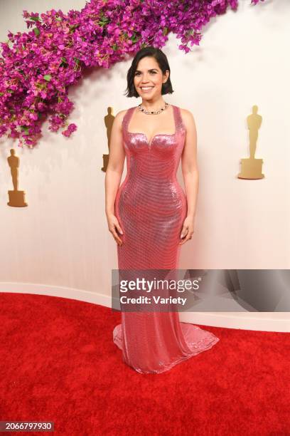 America Ferrera at the 96th Annual Oscars held at Ovation Hollywood on March 10, 2024 in Los Angeles, California.
