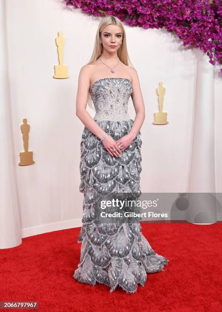 Anya Taylor-Joy at the 96th Annual Oscars held at at the Ovation Hollywood on March 10, 2024 in Los Angeles, California.