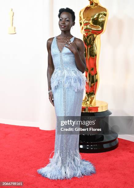 Lupita Nyong'o at the 96th Annual Oscars held at at the Ovation Hollywood on March 10, 2024 in Los Angeles, California.