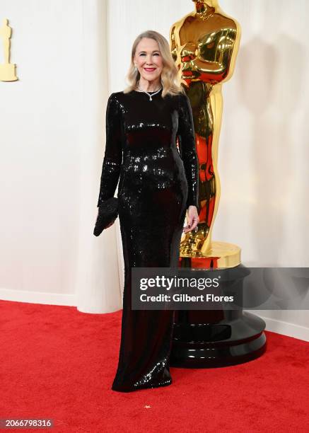 Catherine O'Hara at the 96th Annual Oscars held at at the Ovation Hollywood on March 10, 2024 in Los Angeles, California.