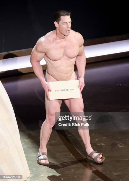 John Cena at the 96th Annual Oscars held at Dolby Theatre on March 10, 2024 in Los Angeles, California.