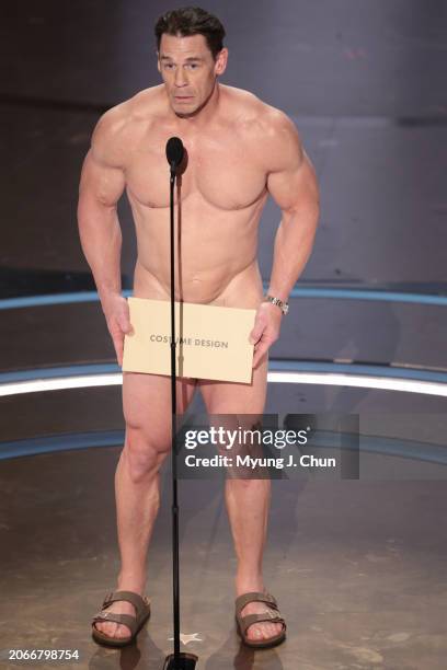 Hollywood, CA John Cena during the live telecast of the 96th Annual Academy Awards in Dolby Theatre at Hollywood & Highland Center in Hollywood, CA,...