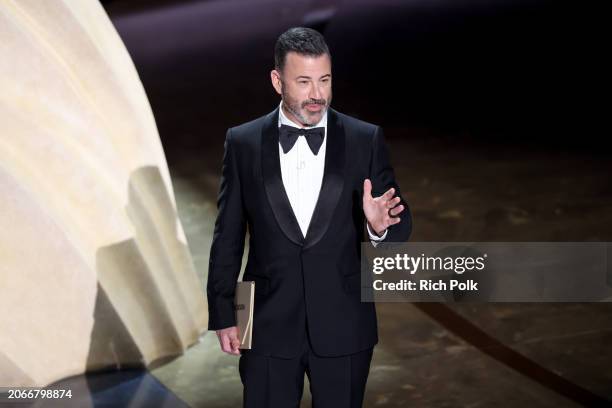 Jimmy Kimmel at the 96th Annual Oscars held at Dolby Theatre on March 10, 2024 in Los Angeles, California.