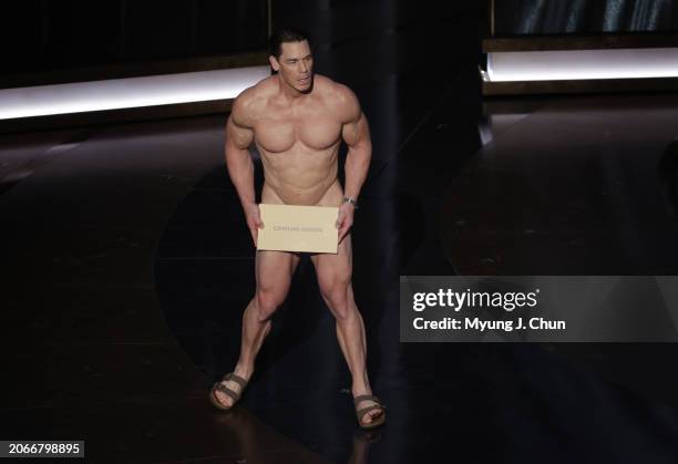 Hollywood, CA John Cena during the live telecast of the 96th Annual Academy Awards in Dolby Theatre at Hollywood & Highland Center in Hollywood, CA,...
