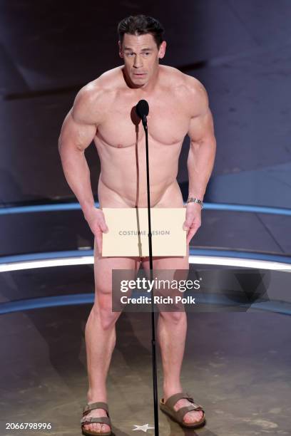 John Cena at the 96th Annual Oscars held at Dolby Theatre on March 10, 2024 in Los Angeles, California.